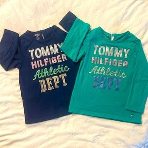 Two Tommy Hilfiger shirts size 2T.